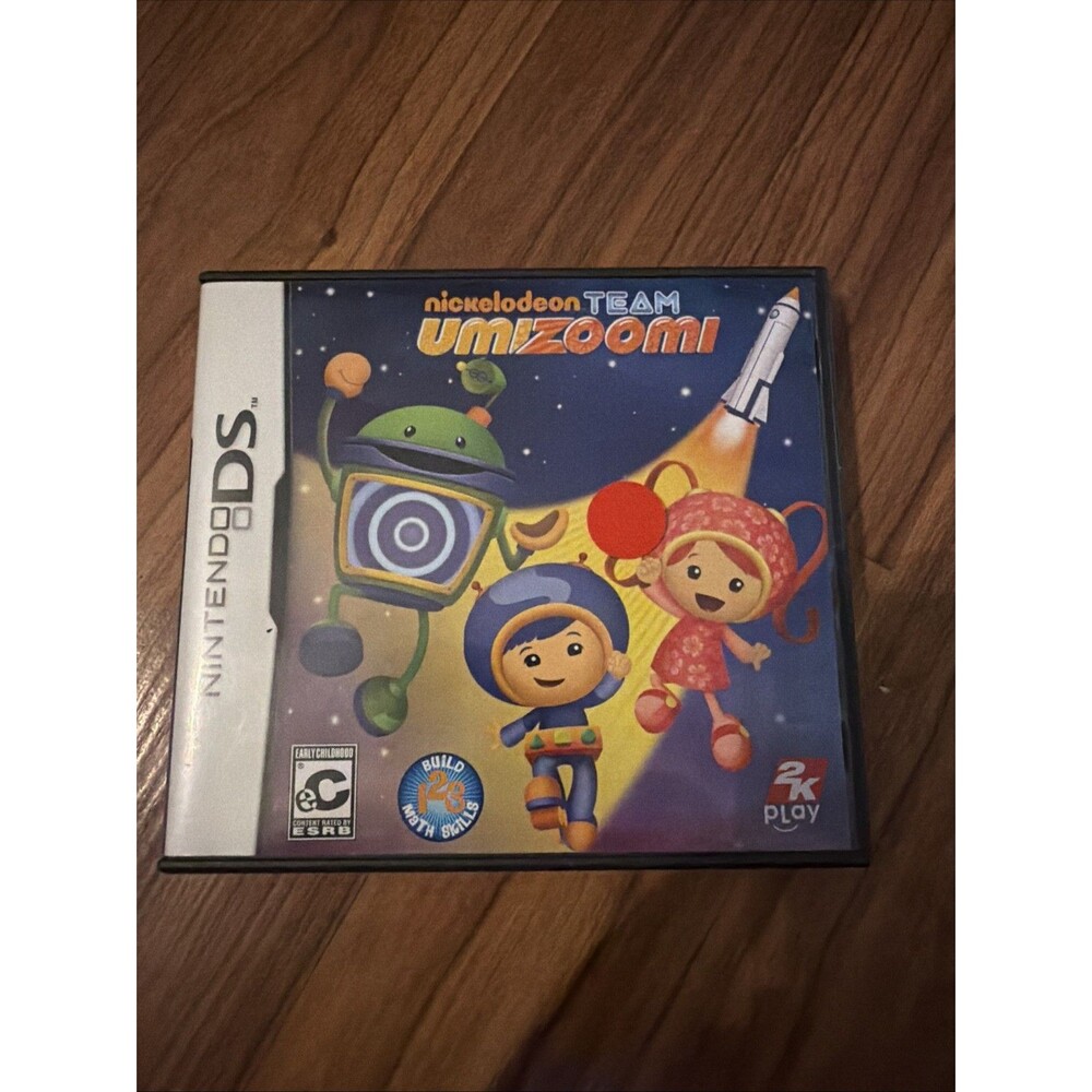 Nintendo DS Nickelodeon Team Umizoomi Game Educational Preschool CIB